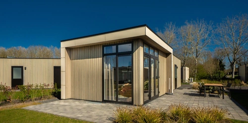 ADU Made Right contemporary ADU construction with vertical wood siding and modern architecture in Los Angeles