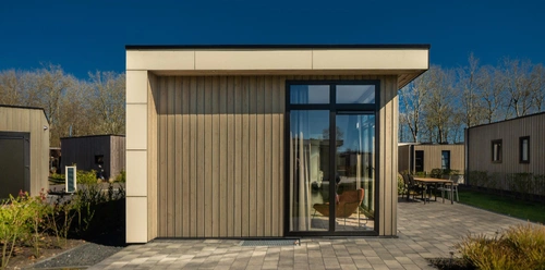 ADU Made Right minimalist ADU design with clean lines and large windows in Los Angeles residential area